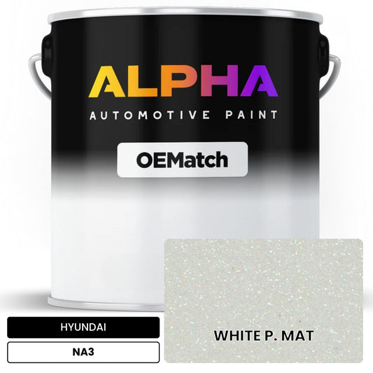 HYUNDAI WHITE P. MAT NA3 OEMatch Basecoat