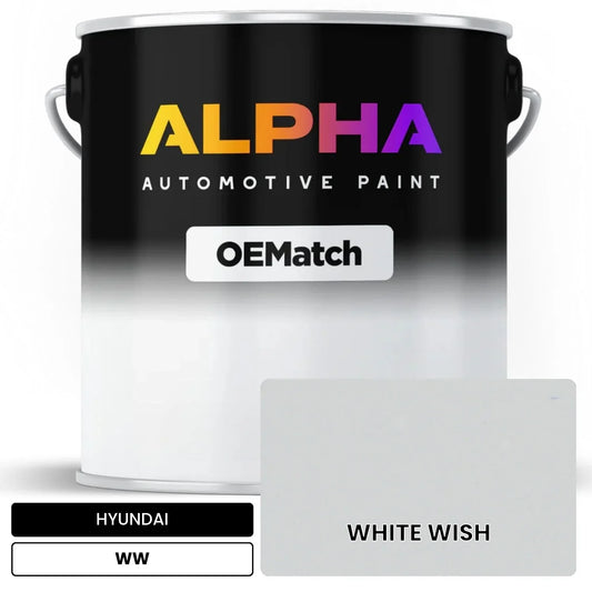 HYUNDAI WHITE WISH WW OEMatch Basecoat