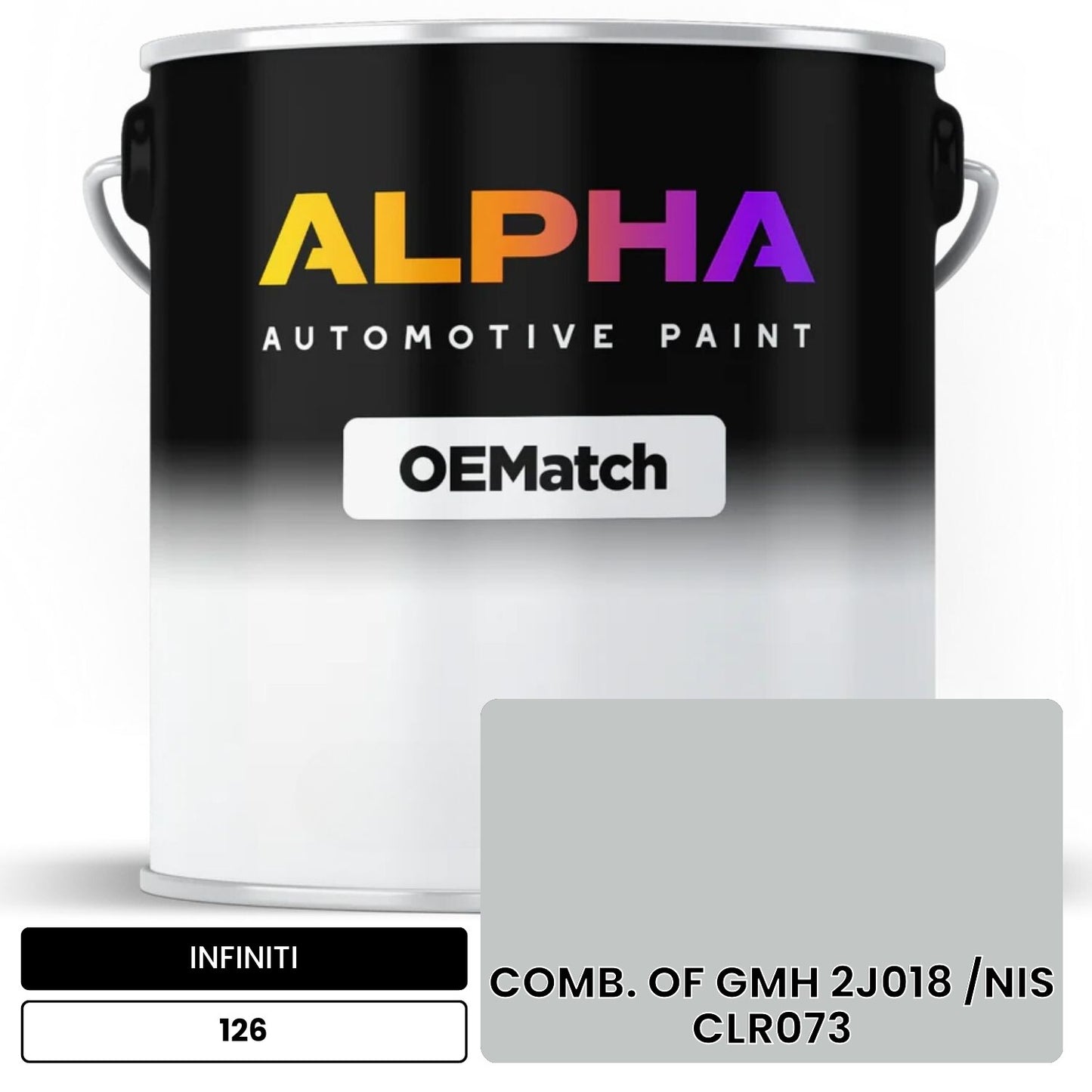 INFINITI COMB. OF GMH 2J018 /NIS CLR073 126 OEMatch Basecoat