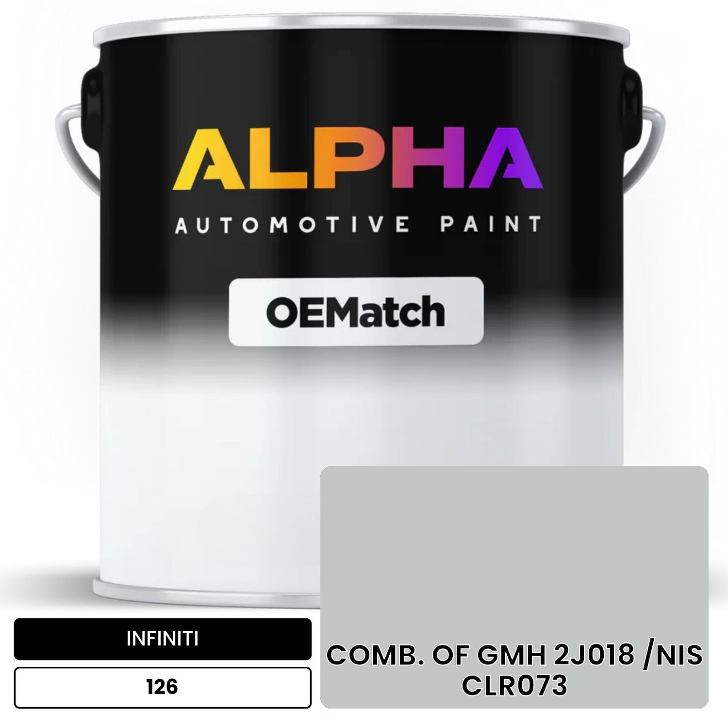 INFINITI COMB. OF GMH 2J018 /NIS CLR073 126 OEMatch Basecoat