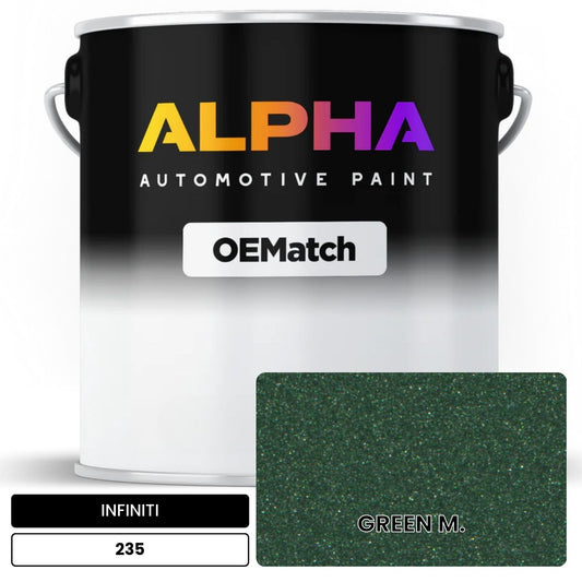 INFINITI GREEN M. 235 OEMatch Basecoat