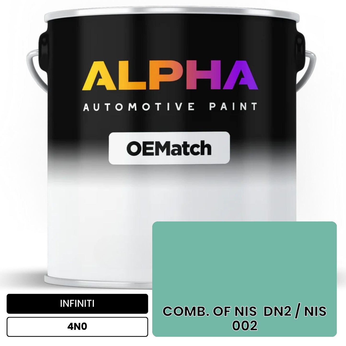 INFINITI COMB. OF NIS  DN2 / NIS  002 4N0 OEMatch Basecoat