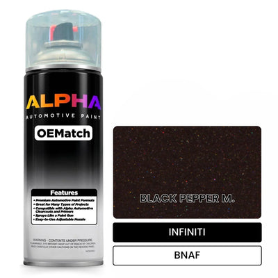 INFINITI BLACK PEPPER M. BNAF | OEMatch Automotive Spraycan