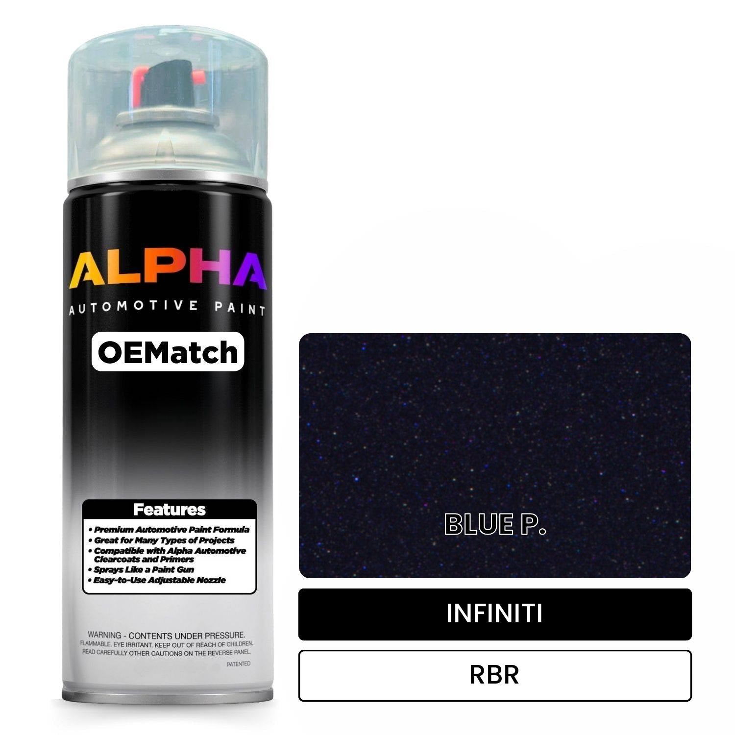INFINITI BLUE P. RBR OEMatch Spraycan