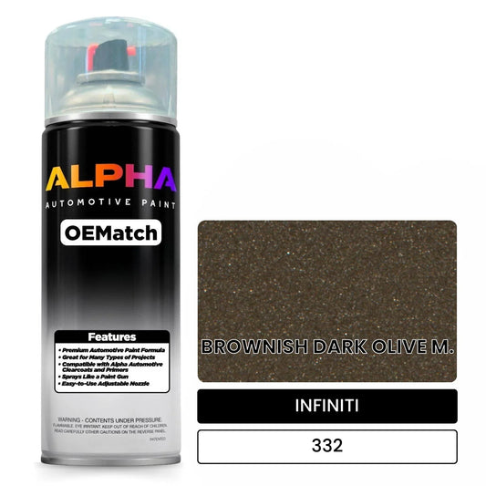 INFINITI BROWNISH DARK OLIVE M. 332 OEMatch Spraycan