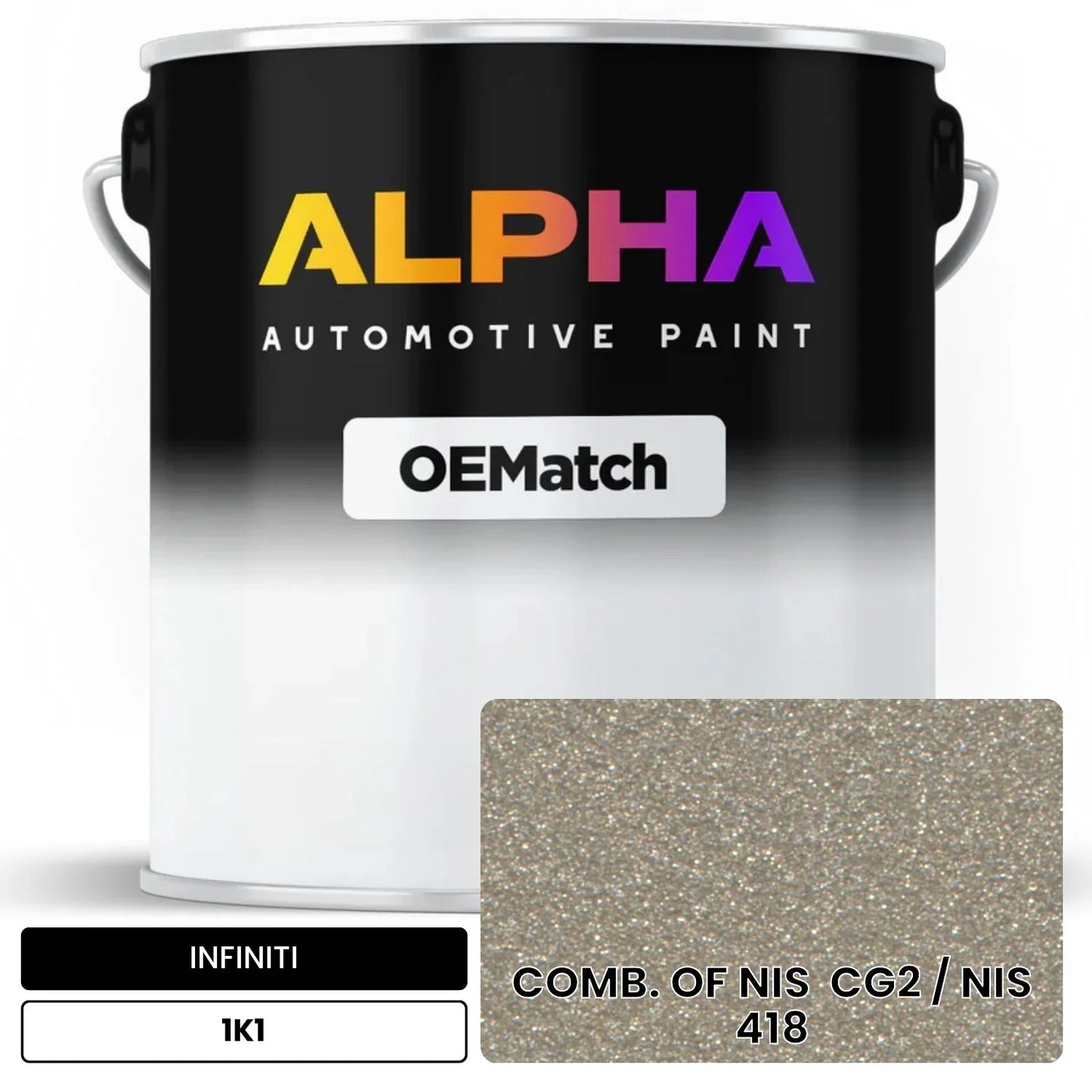 INFINITI COMB. OF NIS  CG2 / NIS  418 1K1 OEMatch Basecoat