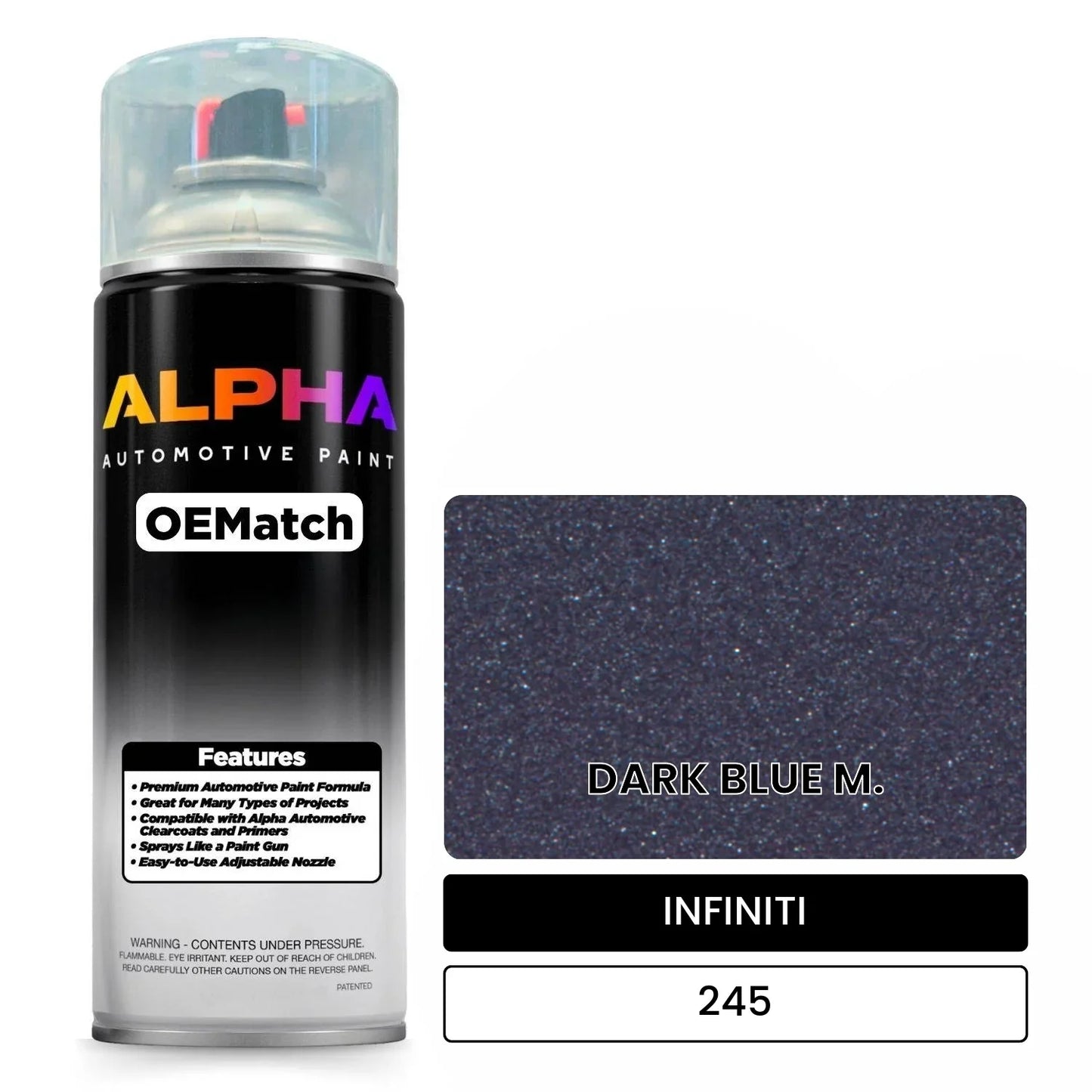 INFINITI DARK BLUE M. 245 OEMatch Spraycan