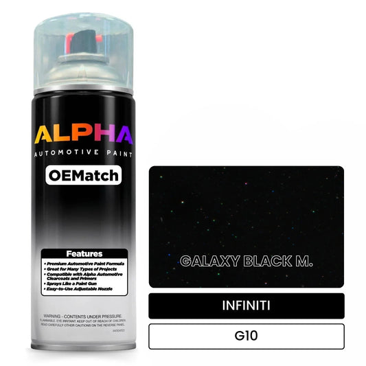INFINITI GALAXY BLACK M. G10 OEMatch Spraycan