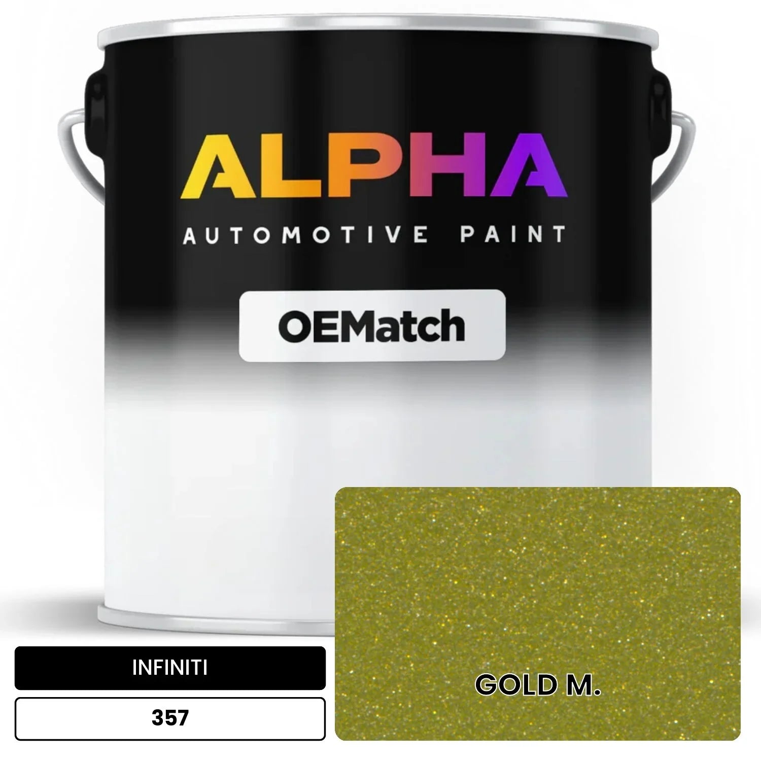 INFINITI GOLD M. 357 OEMatch Basecoat