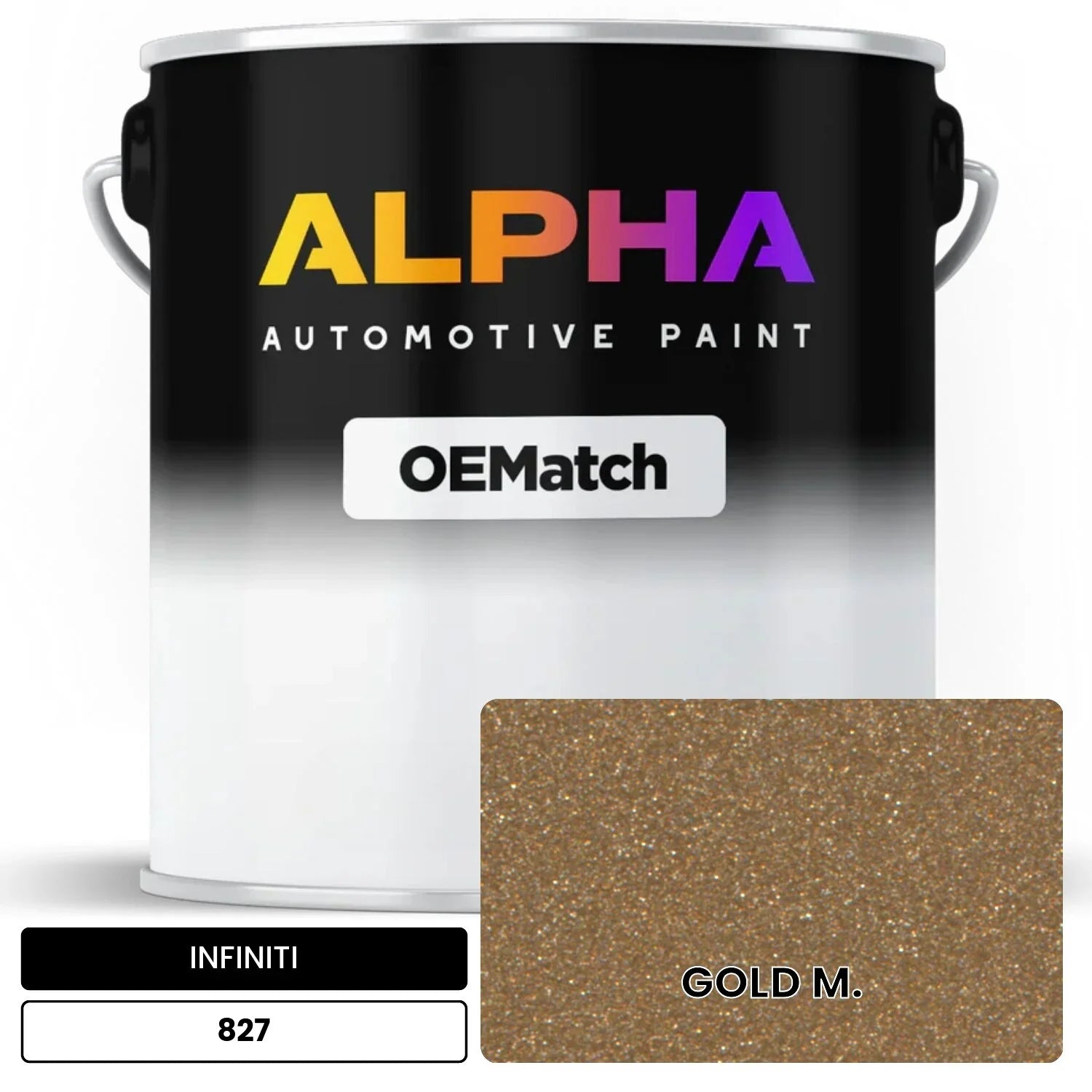 INFINITI GOLD M. 827 OEMatch Basecoat