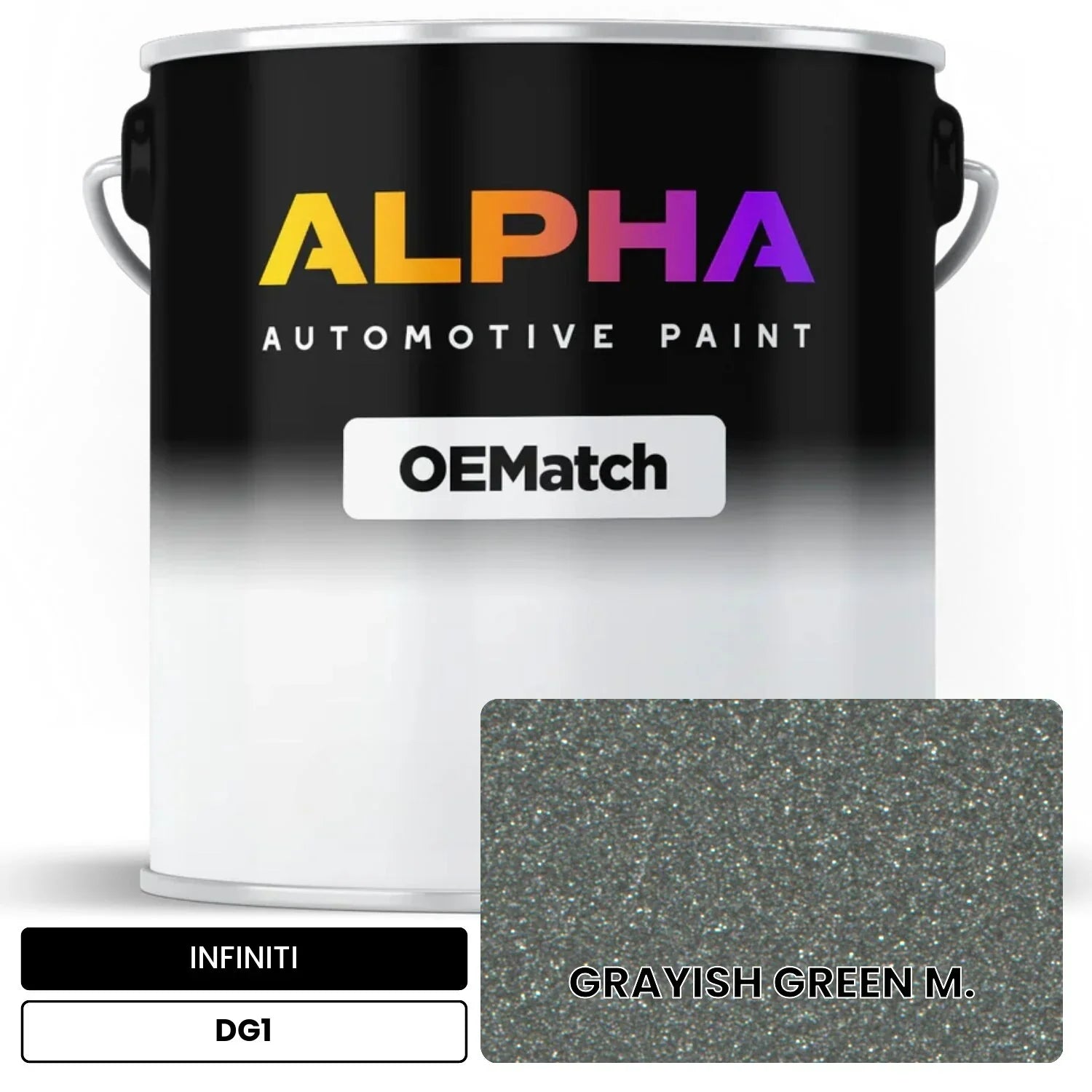 INFINITI GRAYISH GREEN M. DG1 OEMatch Basecoat