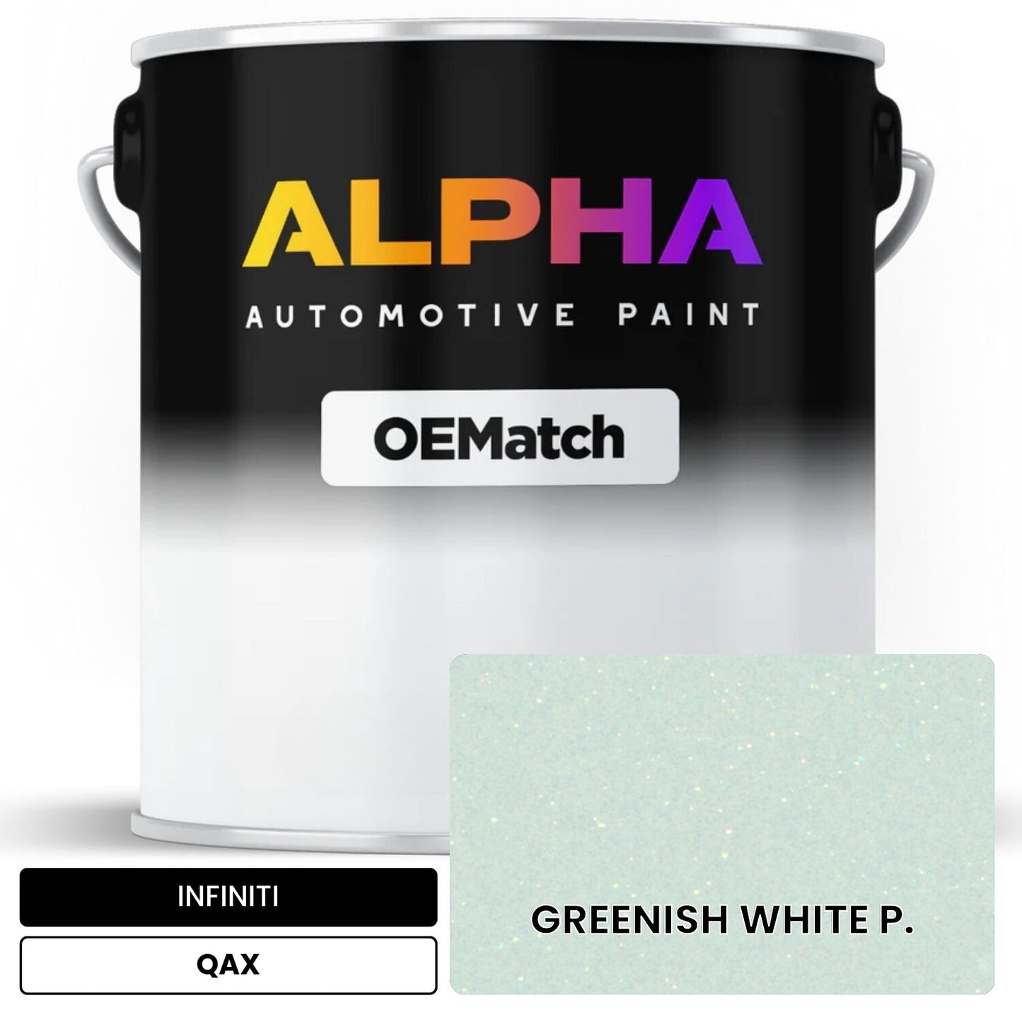 INFINITI GREENISH WHITE P. QAX OEMatch Basecoat