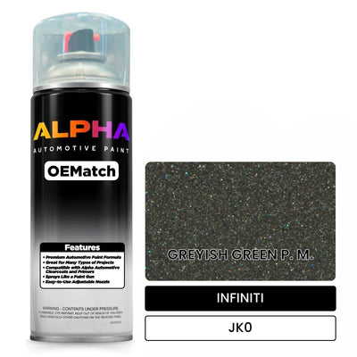 INFINITI GREYISH GREEN P. M. JK0 | OEMatch Automotive Spraycan