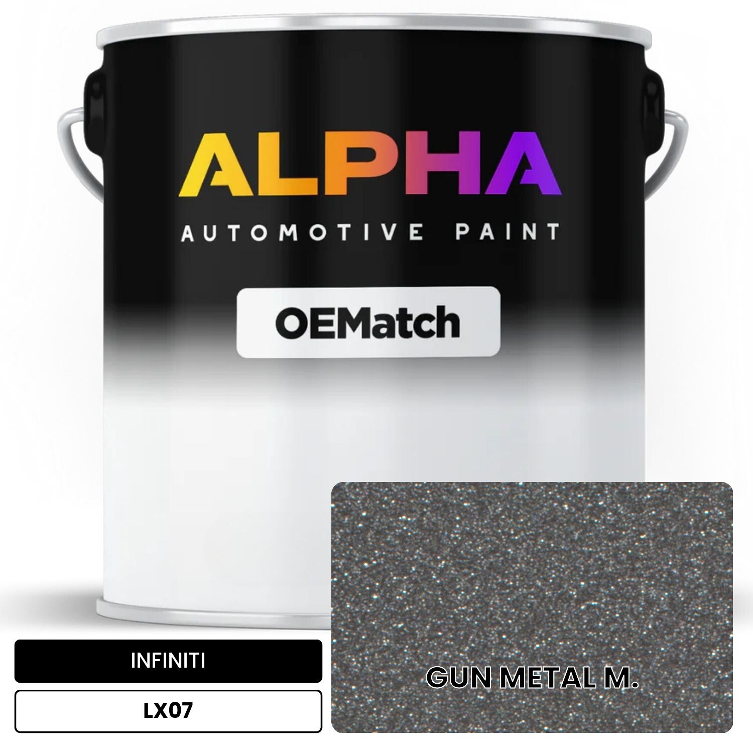 INFINITI GUN METAL M. LX07 OEMatch Basecoat