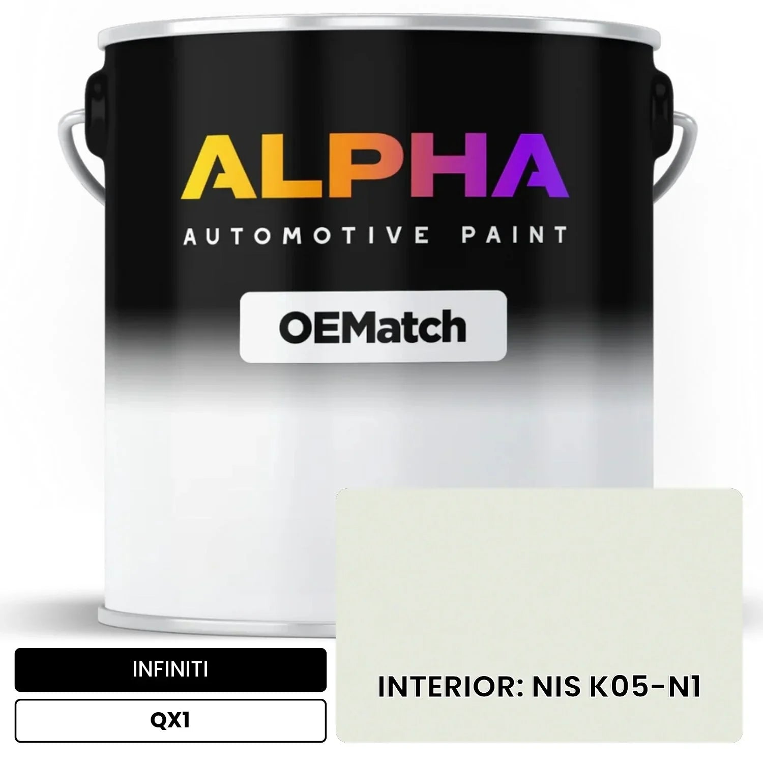 INFINITI INTERIOR: NIS K05-N1 QX1 OEMatch Basecoat