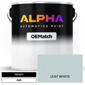 NISSAN LEAF WHITE ZUD | OEMatch Automotive Basecoat