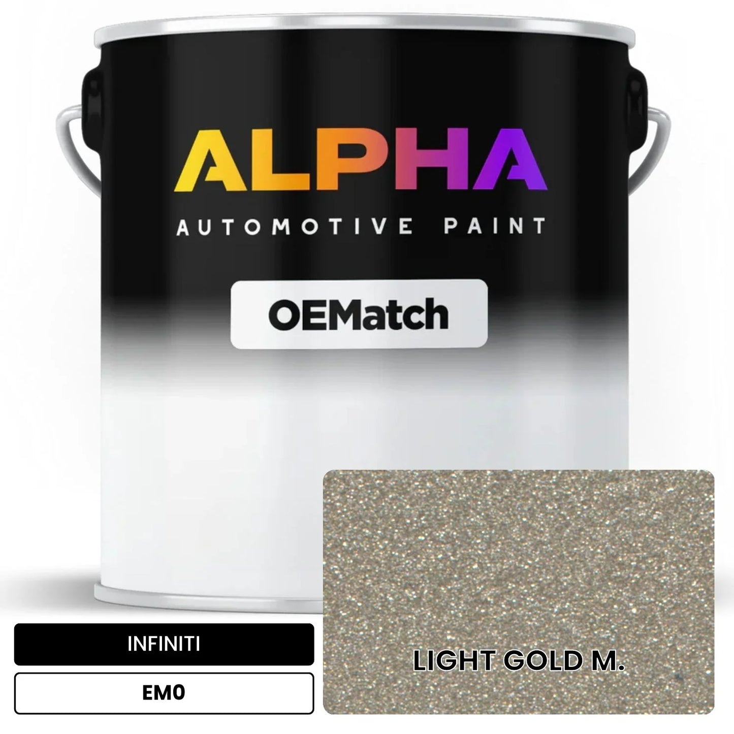 INFINITI LIGHT GOLD M. EM0 OEMatch Basecoat