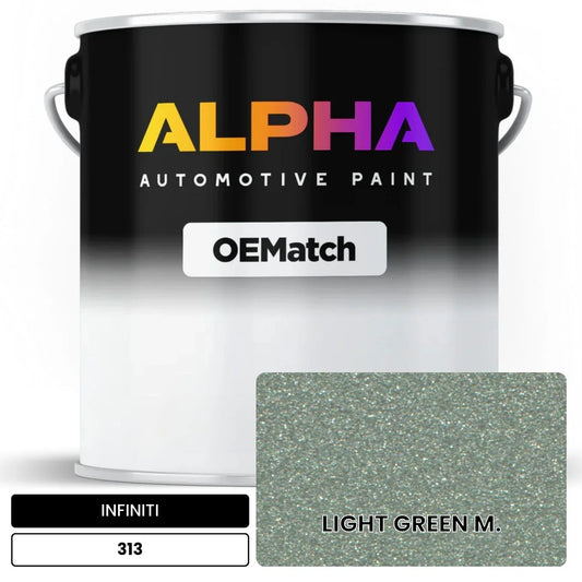 INFINITI LIGHT GREEN M. 313 OEMatch Basecoat