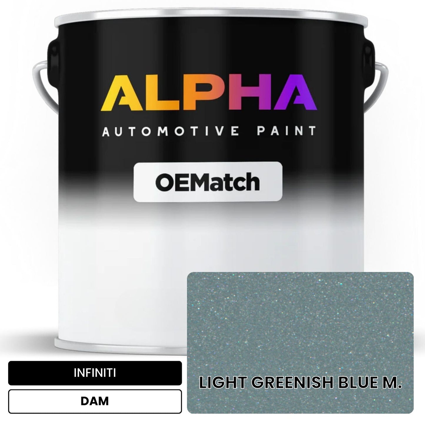 INFINITI LIGHT GREENISH BLUE M. DAM OEMatch Basecoat
