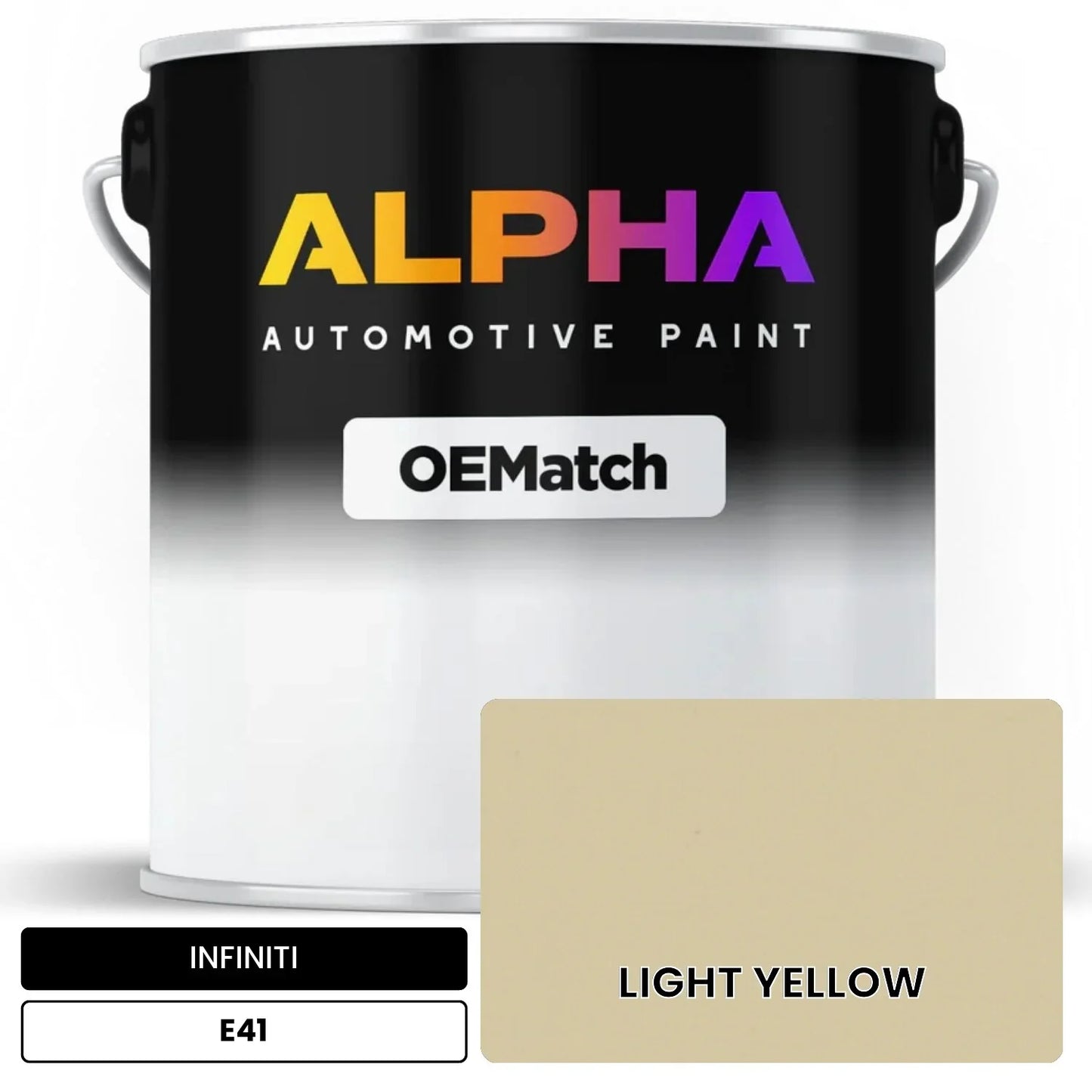 INFINITI LIGHT YELLOW E41 OEMatch Basecoat