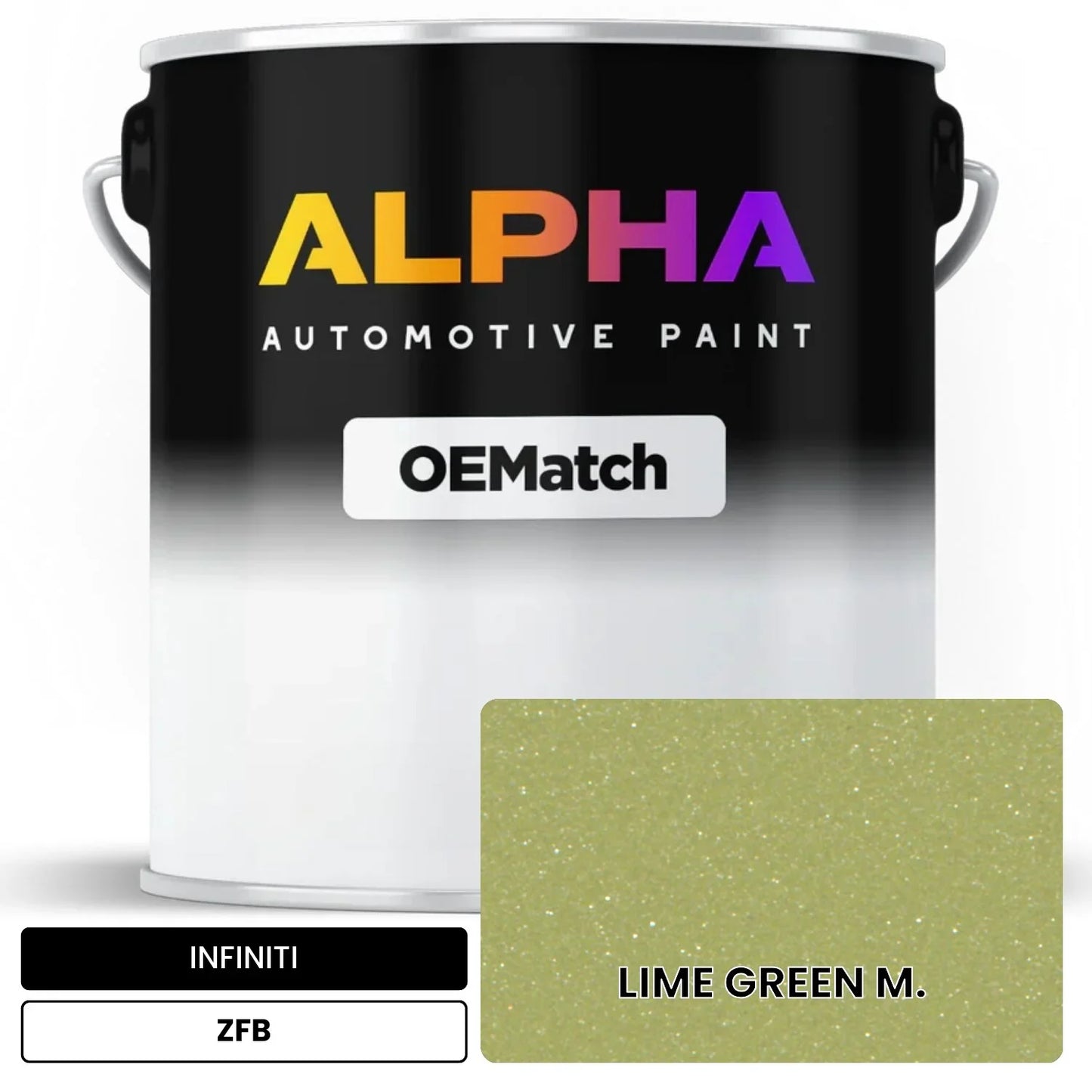 INFINITI LIME GREEN M. ZFB OEMatch Basecoat
