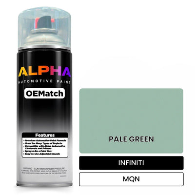 INFINITI PALE GREEN MQN | OEMatch Automotive Spraycan