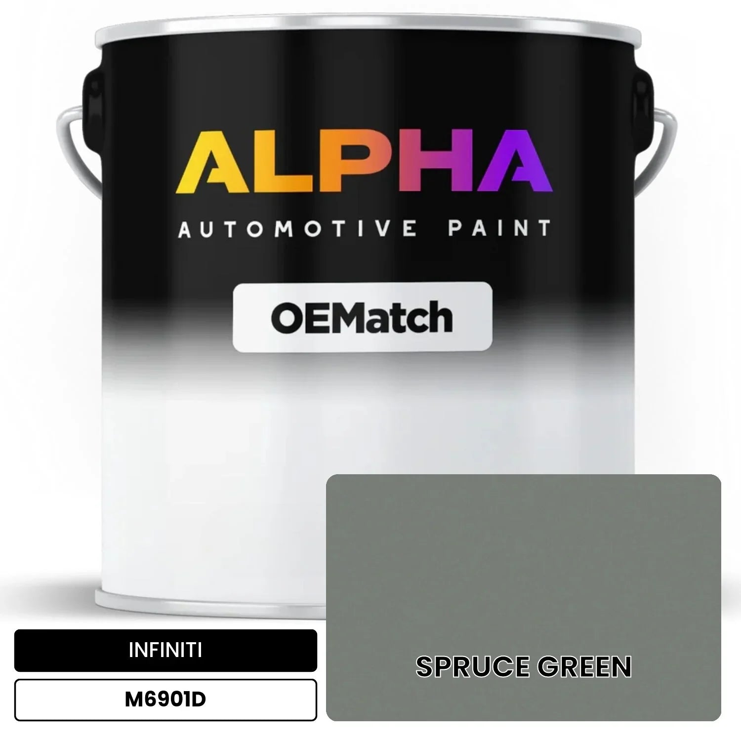 INFINITI SPRUCE GREEN M6901D OEMatch Basecoat