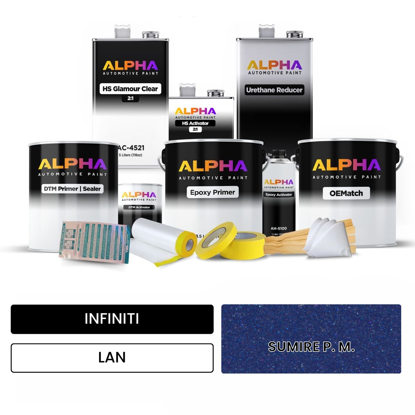 INFINITI SUMIRE P. M. LAN OEMatch Vehicle Paint Kit