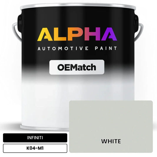 INFINITI WHITE K04-M1 OEMatch Basecoat