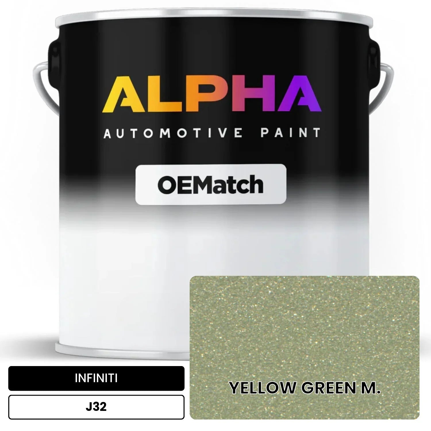 INFINITI YELLOW GREEN M. J32 OEMatch Basecoat
