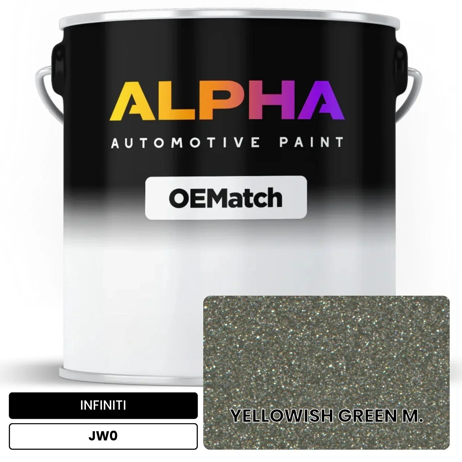 INFINITI YELLOWISH GREEN M. JW0 OEMatch Basecoat