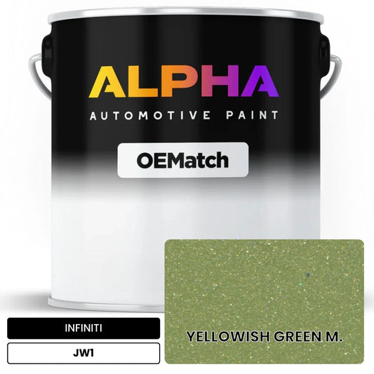 INFINITI YELLOWISH GREEN M. JW1 OEMatch Basecoat