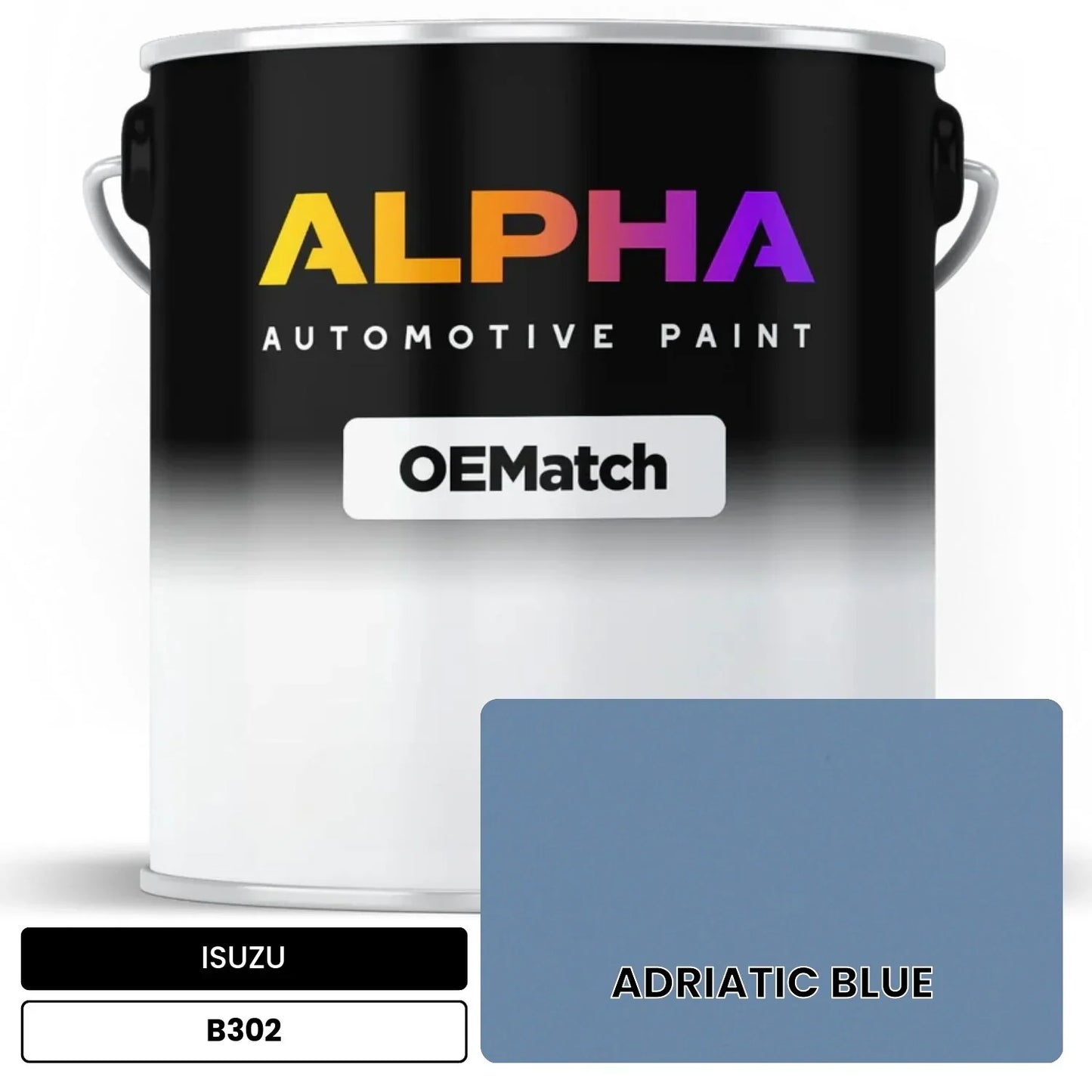 ISUZU ADRIATIC BLUE B302 OEMatch Basecoat