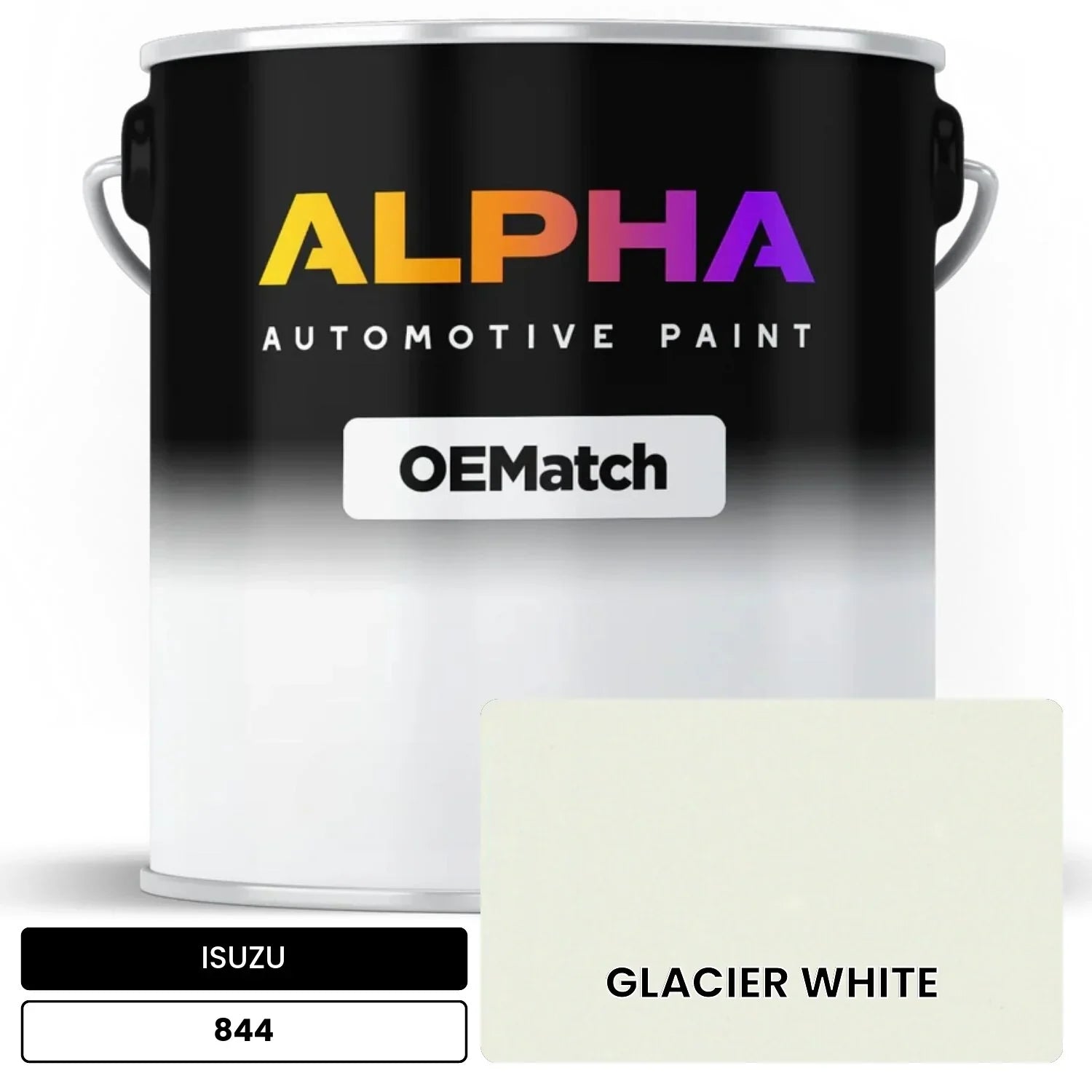 ISUZU GLACIER WHITE 844 OEMatch Basecoat