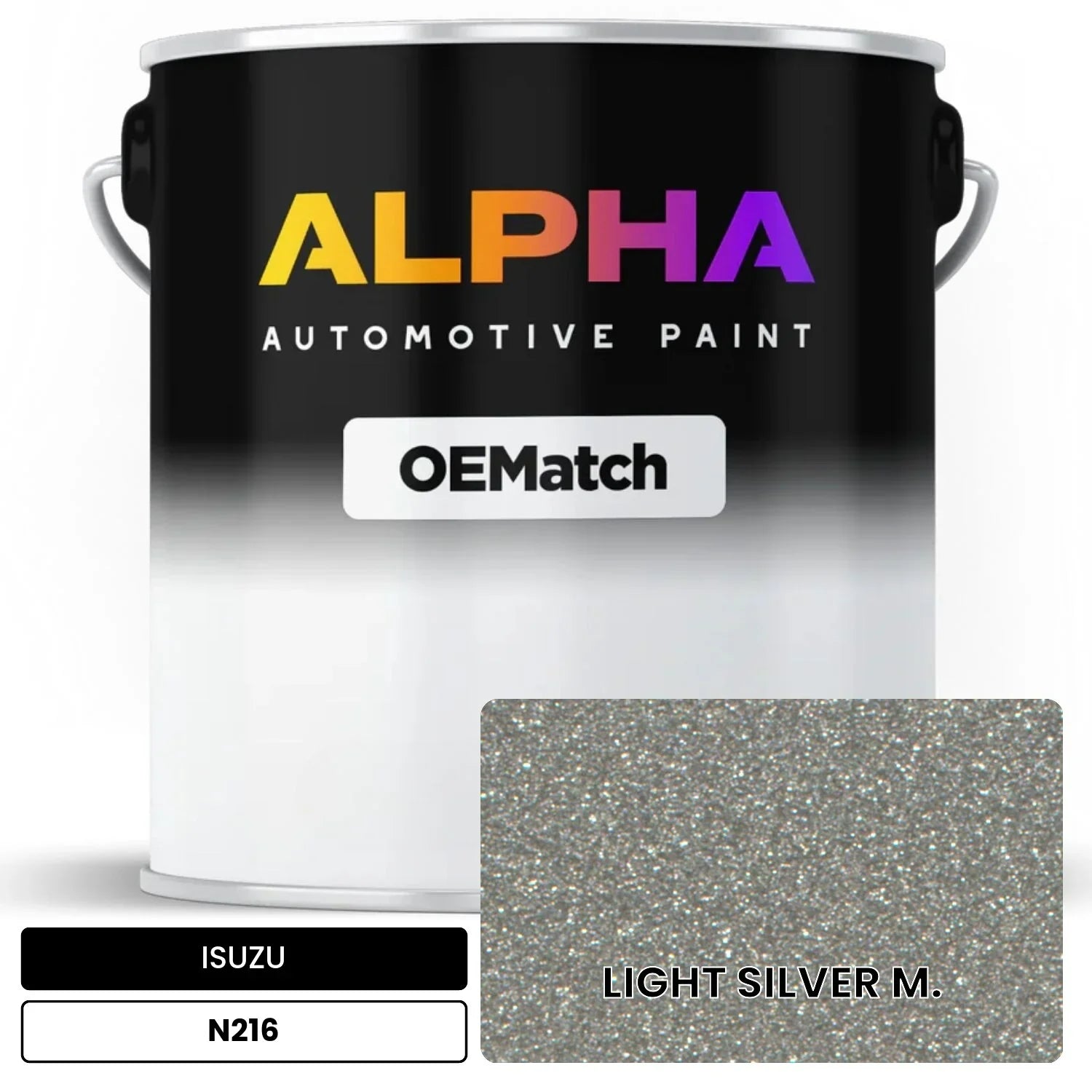 ISUZU LIGHT SILVER M. N216 OEMatch Basecoat