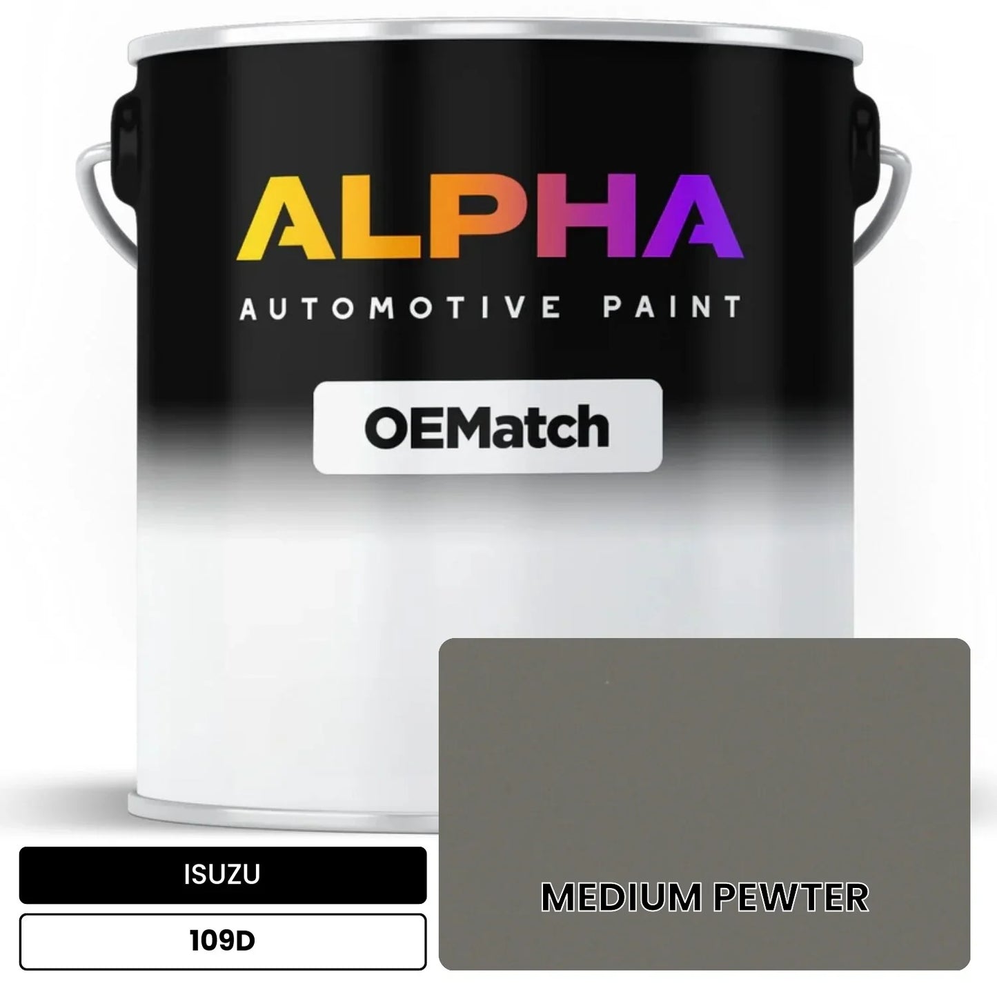 ISUZU MEDIUM PEWTER 109D OEMatch Basecoat