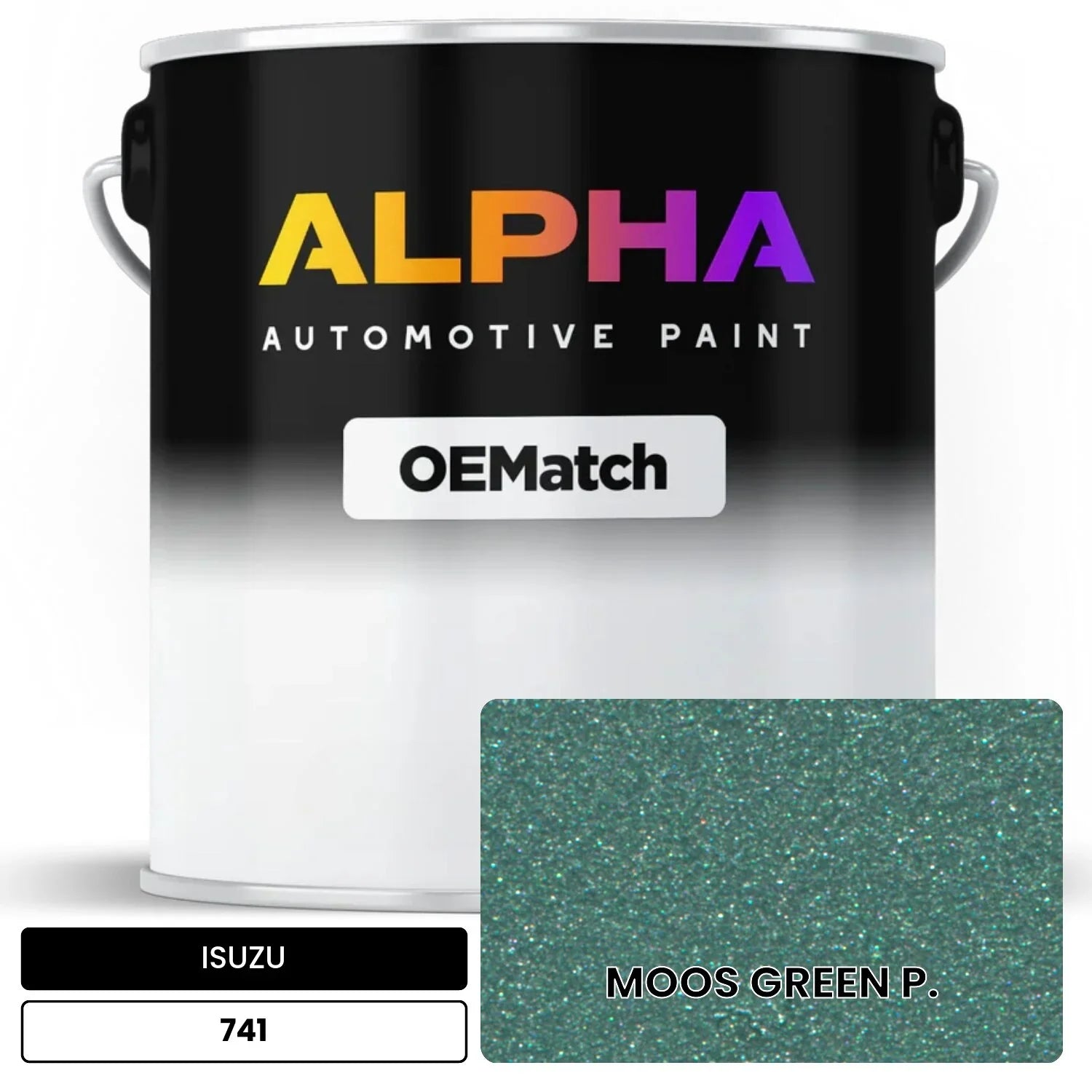 ISUZU MOOS GREEN P. 741 OEMatch Basecoat