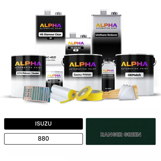 ISUZU RANGER GREEN 880 OEMatch Vehicle Paint Kit