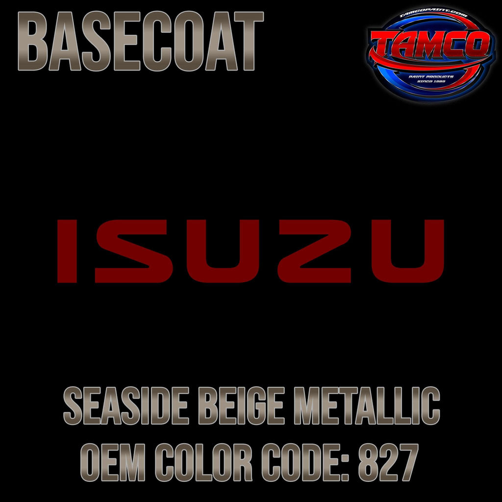 Isuzu Seaside Beige Metallic | 827 | 1988-1989 | OEM Basecoat - The Spray Source - Tamco Paint Manufacturing