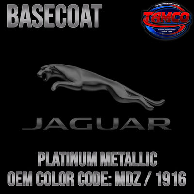 Jaguar Platinum Metallic | MDZ / 1916 | 2000-2008 | OEM Basecoat - The Spray Source - Tamco Paint Manufacturing
