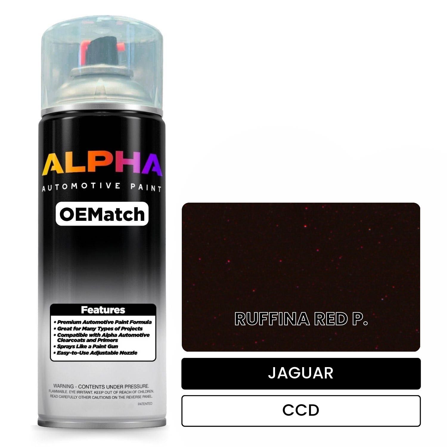 JAGUAR RUFFINA RED P. CCD OEMatch Spraycan