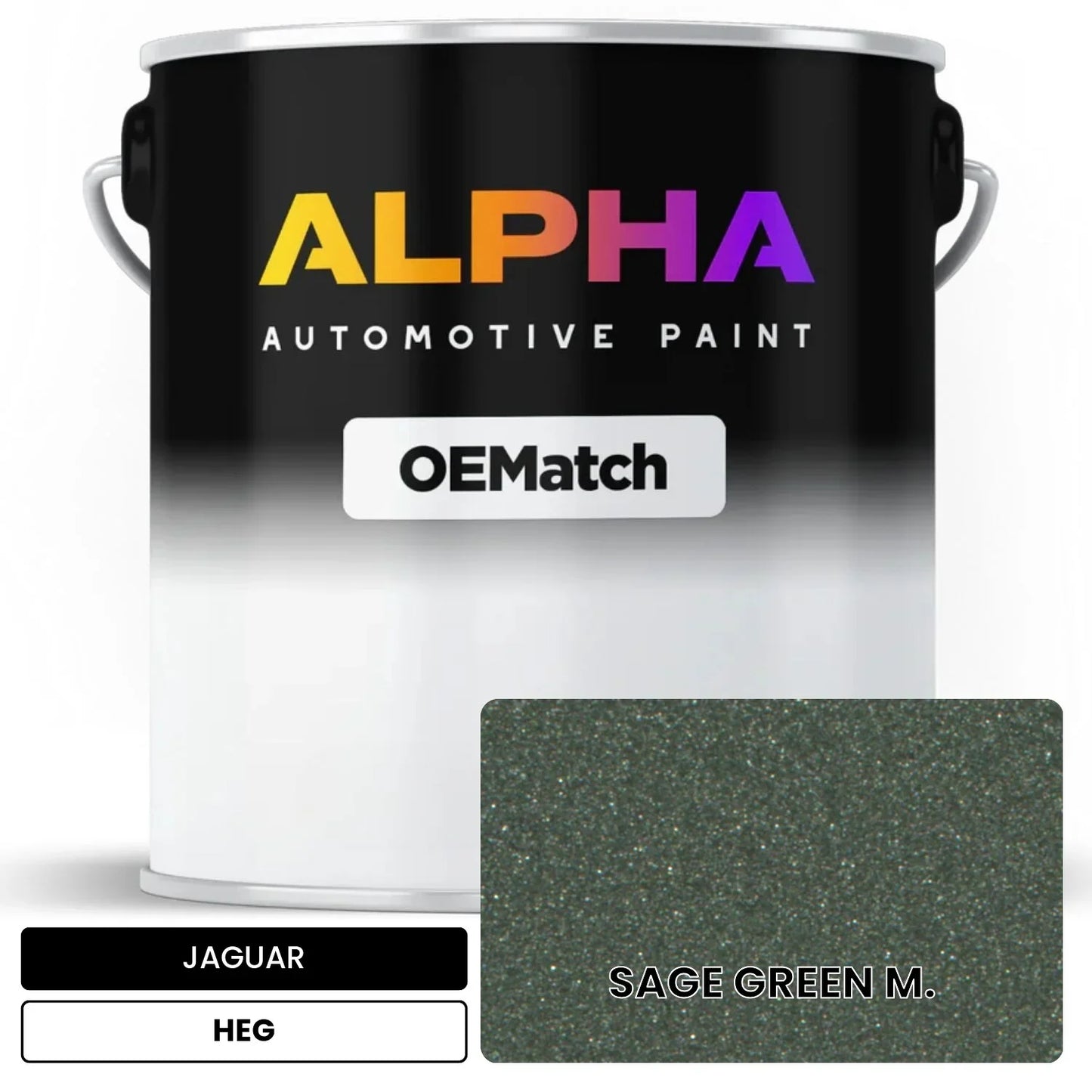 JAGUAR SAGE GREEN M. HEG OEMatch Basecoat