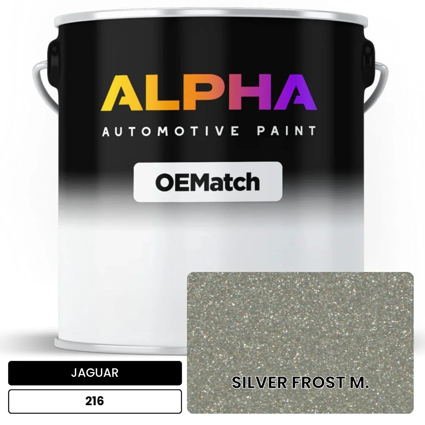 JAGUAR SILVER FROST M. 216 OEMatch Basecoat