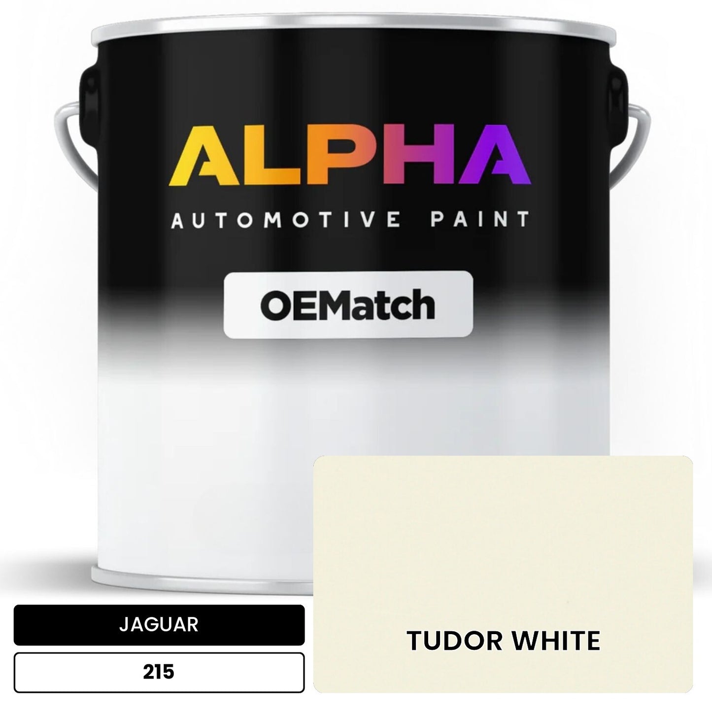 JAGUAR TUDOR WHITE 215 OEMatch Basecoat