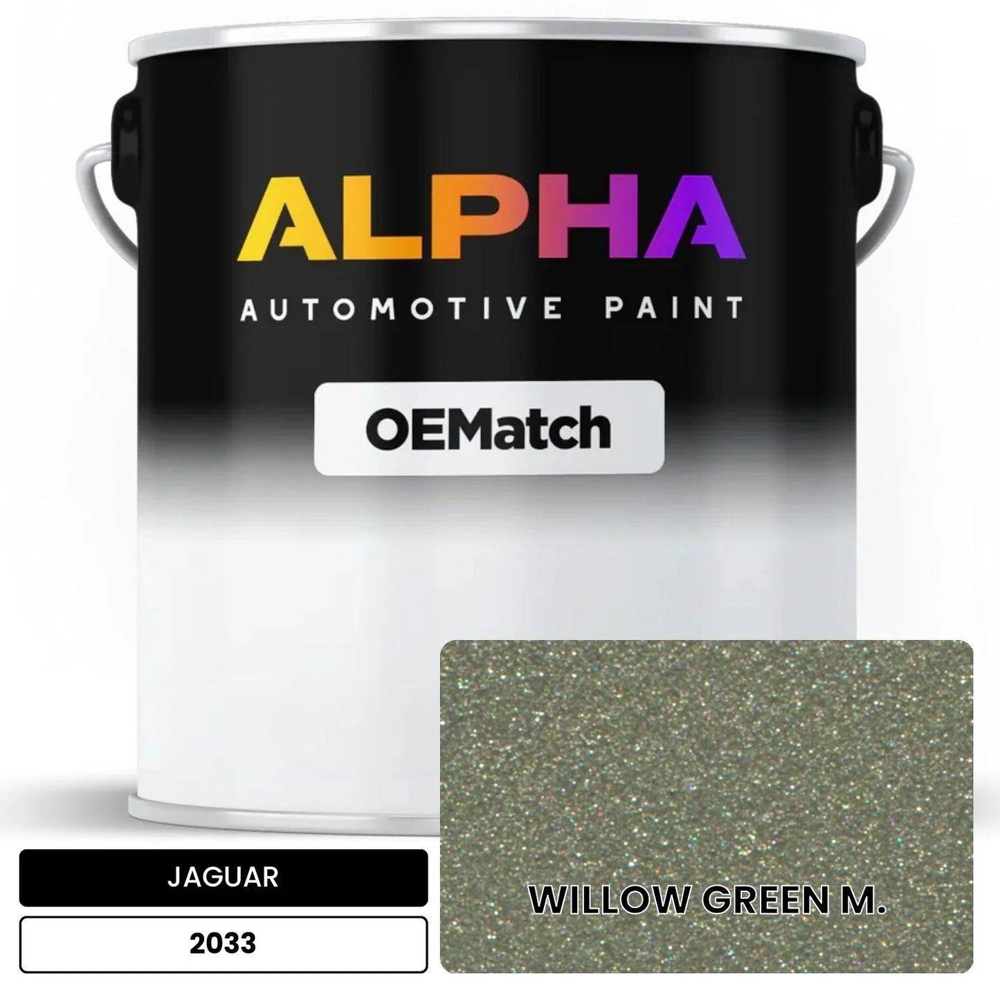 JAGUAR WILLOW GREEN M. 2033 OEMatch Basecoat
