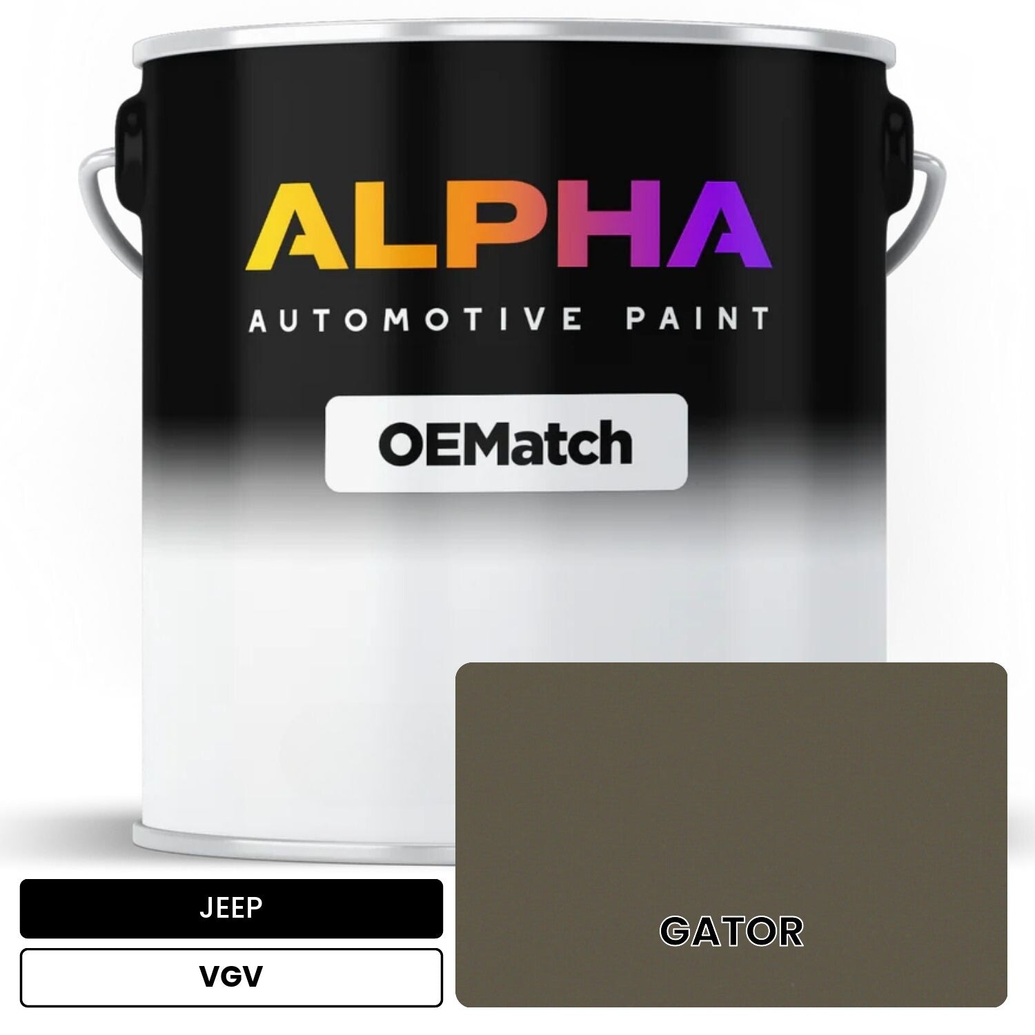 JEEP GATOR VGV OEMatch Basecoat