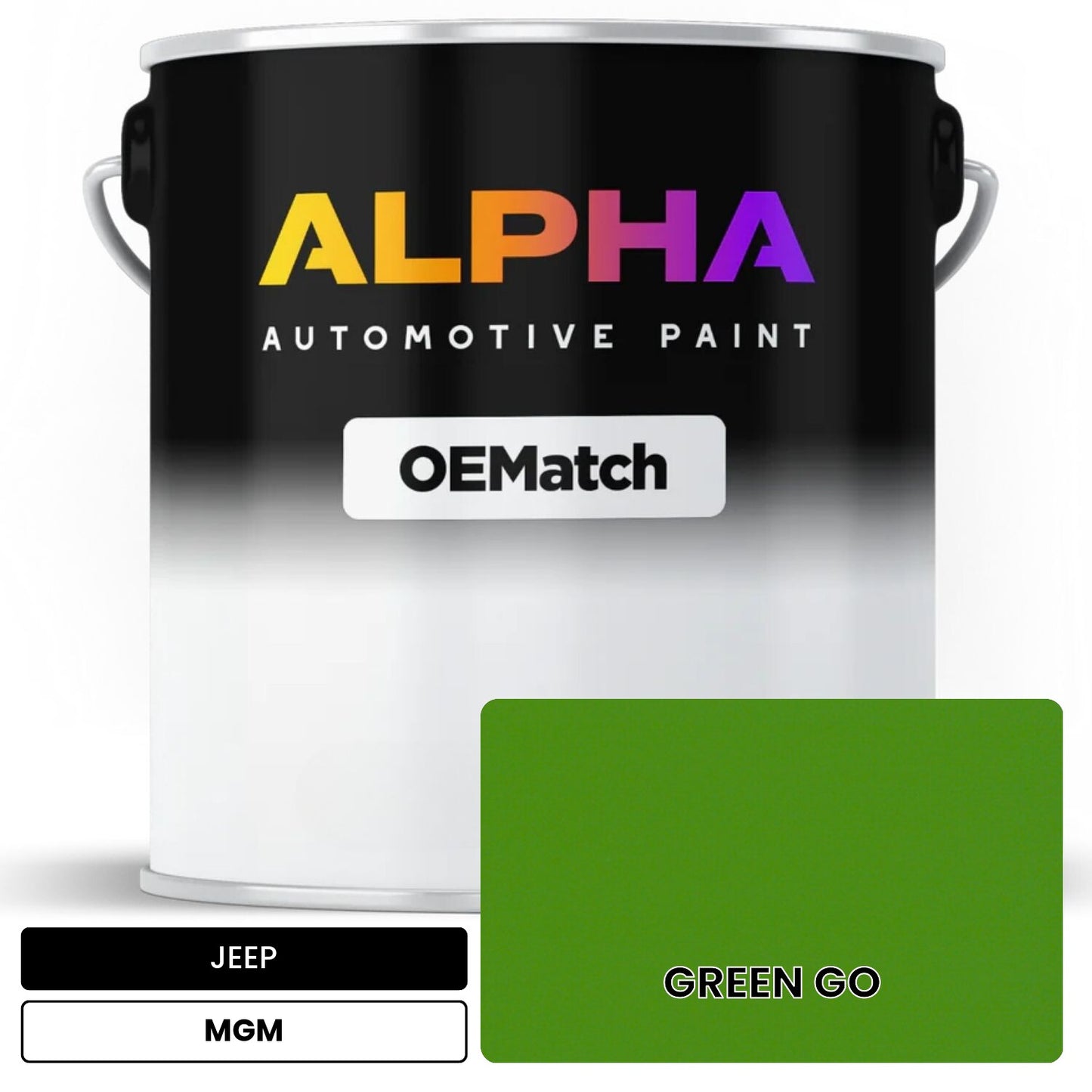 JEEP GREEN GO MGM OEMatch Basecoat