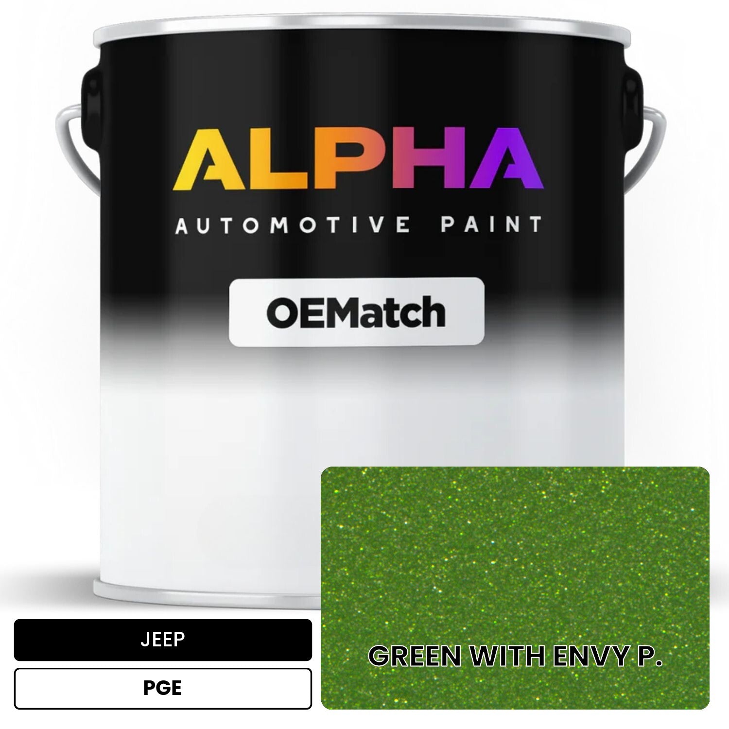 JEEP GREEN WITH ENVY P. PGE OEMatch Basecoat
