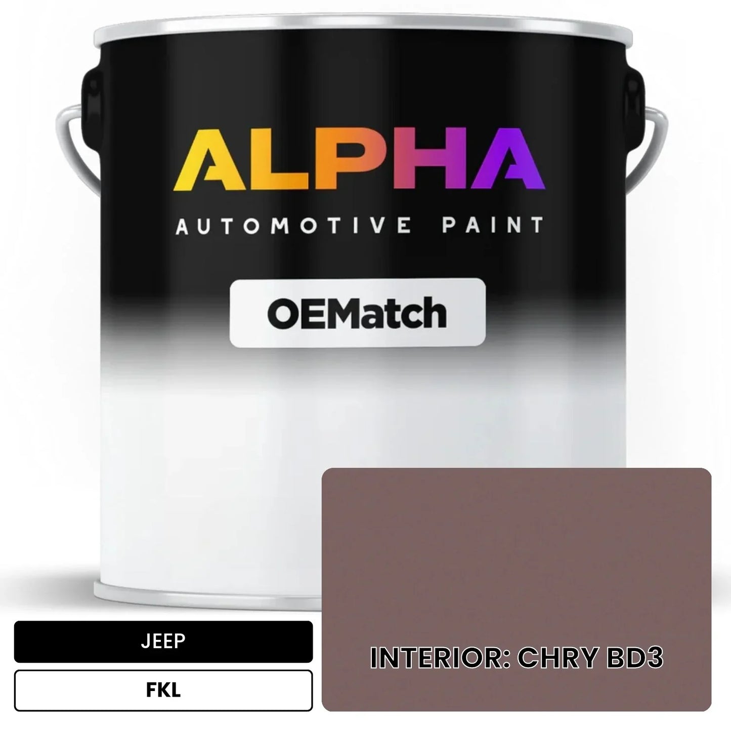 JEEP INTERIOR: CHRY BD3 FKL OEMatch Basecoat