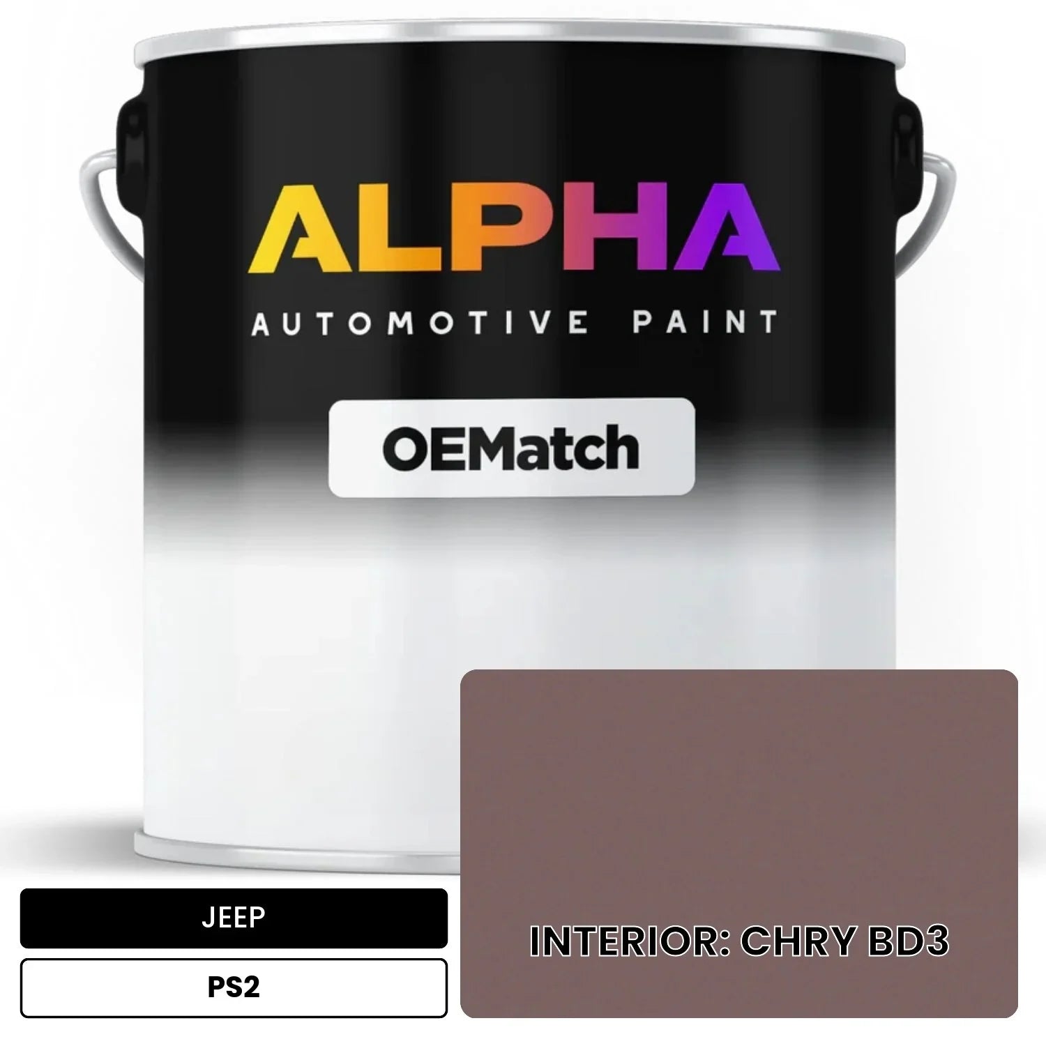 JEEP INTERIOR: CHRY BD3 PS2 OEMatch Basecoat
